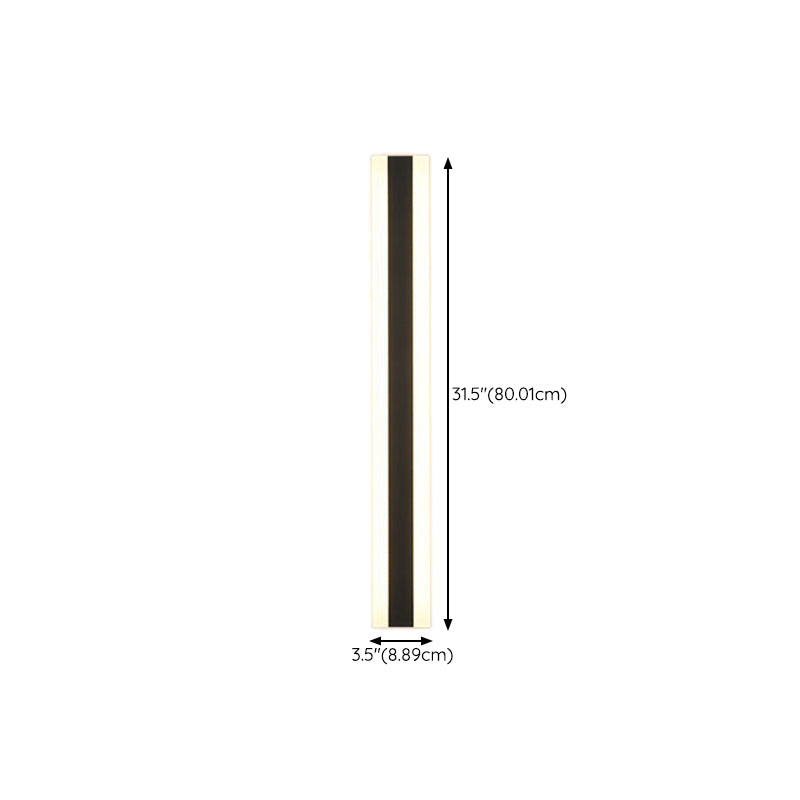 Modern Style Wall Lamp LED Waterproof Wall Mount Lamp with Acrylic Shade for Garden