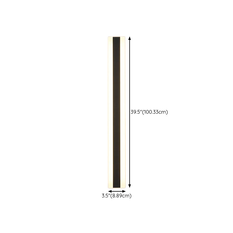 Modern Style Wall Lamp LED Waterproof Wall Mount Lamp with Acrylic Shade for Garden