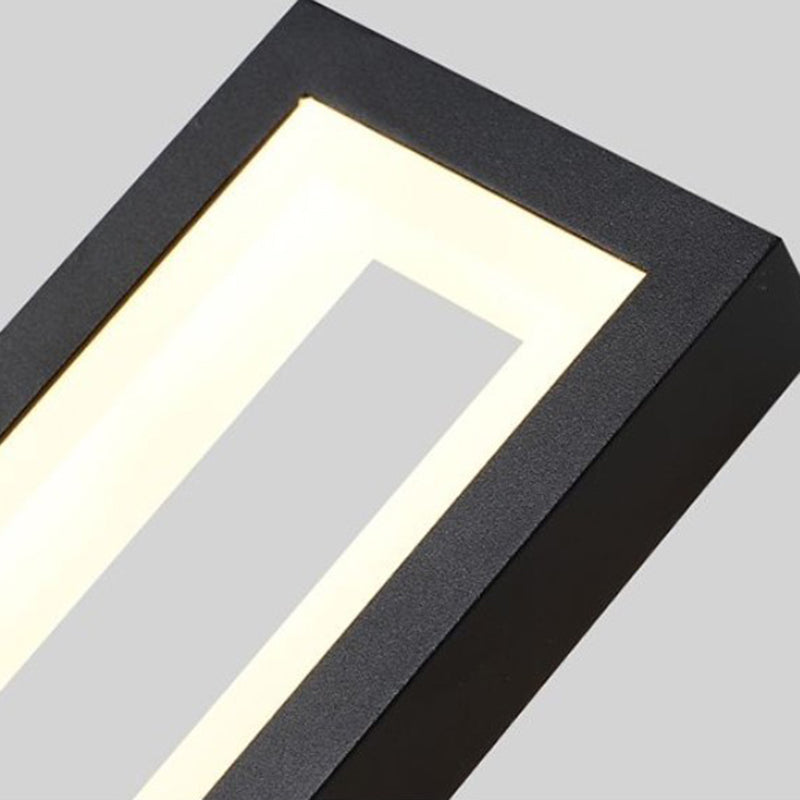 Simple Geometric Wall Lamps Metal Wall Light Fixture for Living Room