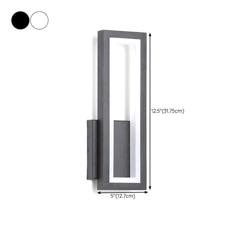 Simple Geometric Wall Lamps Metal Wall Light Fixture for Living Room