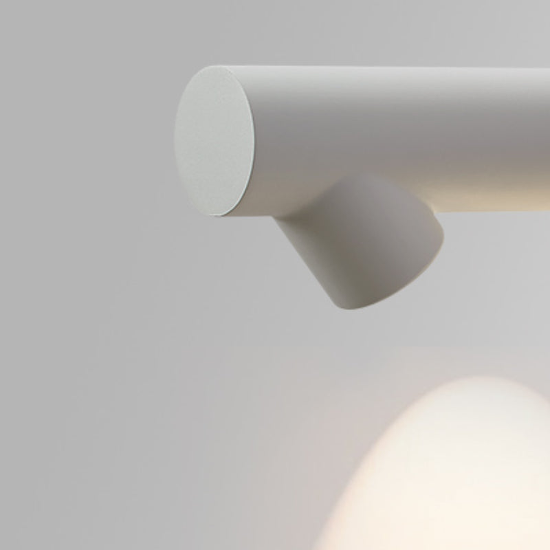 Aluminum LED Wall Fixture in Black / White Finish Modern Wall Spotlight