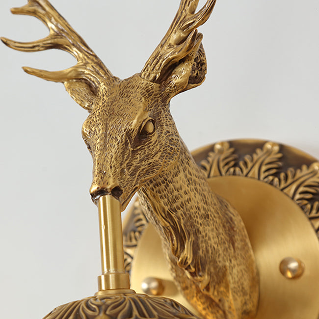 Crystal and Brass Vanity Lighting Modern Wall Light Fixture for Bathroom