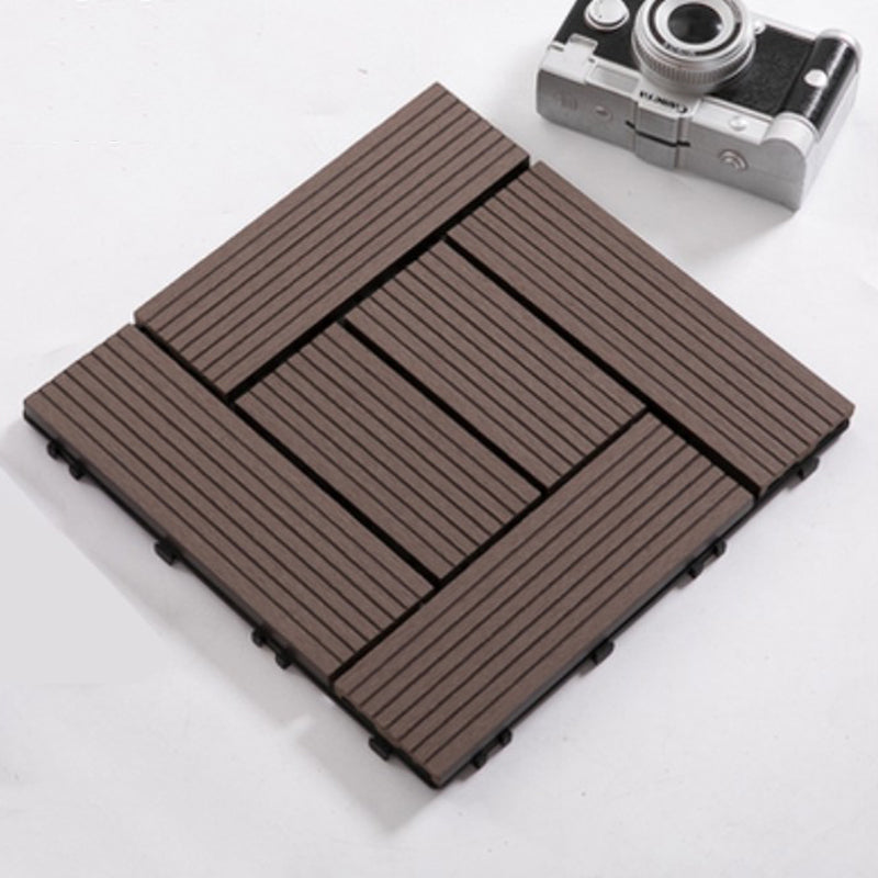 Interlocking Patio Flooring Tiles Striped Pattern Flooring Tiles Garden