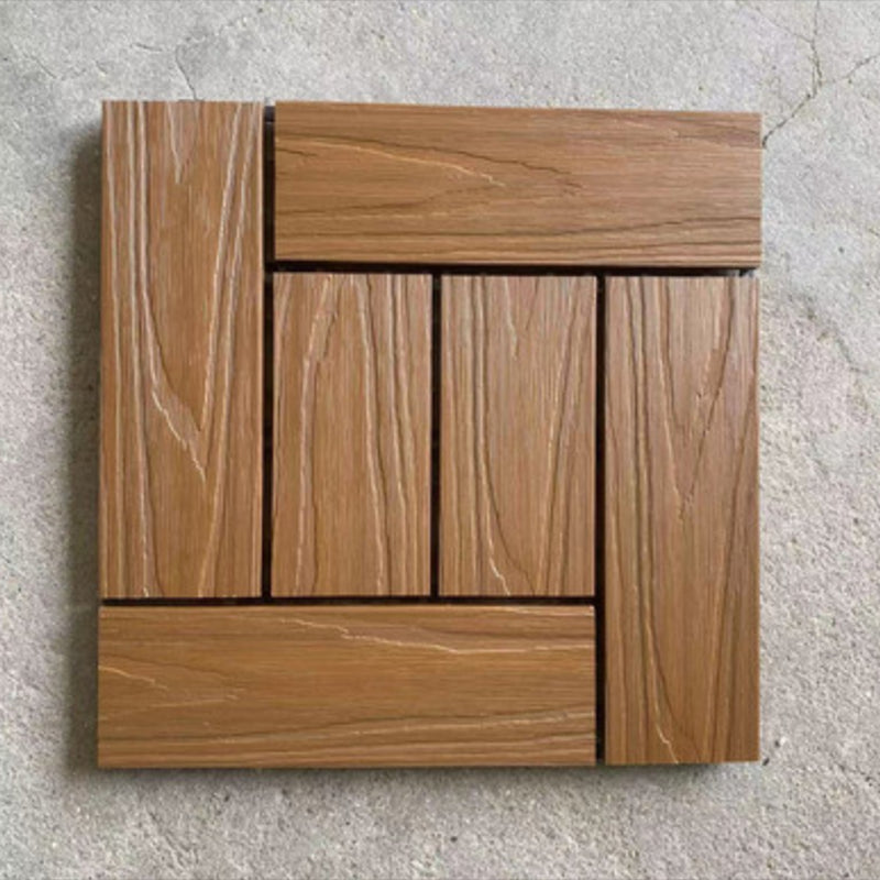 Interlocking Patio Flooring Tiles Striped Pattern Flooring Tiles Garden