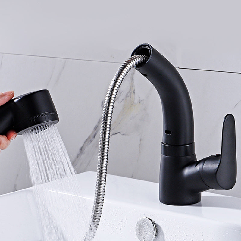 Modern Plain Vessel Sink Faucet High Arch Bathroom Sink Faucet