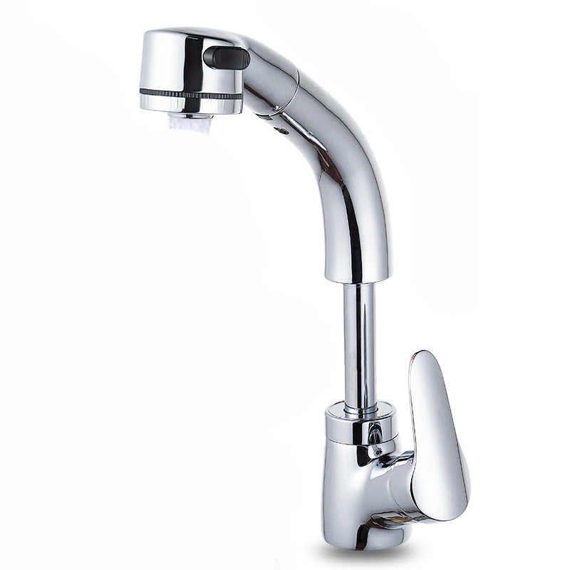 Modern Plain Vessel Sink Faucet High Arch Bathroom Sink Faucet