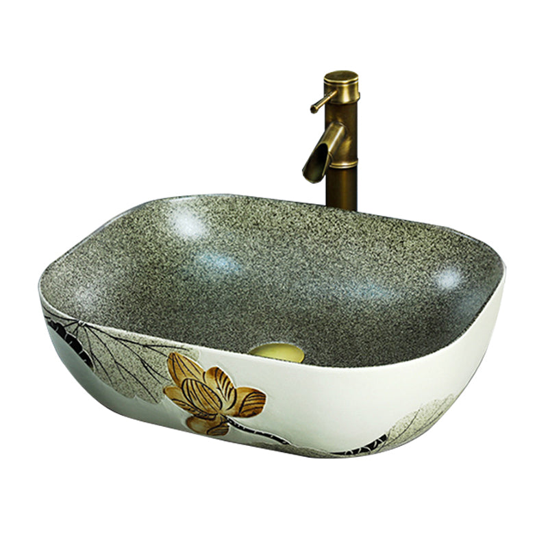 Porcelain Vessel Bathroom Sink Modern No Craftsmanship Vessel Bathroom Sink Only
