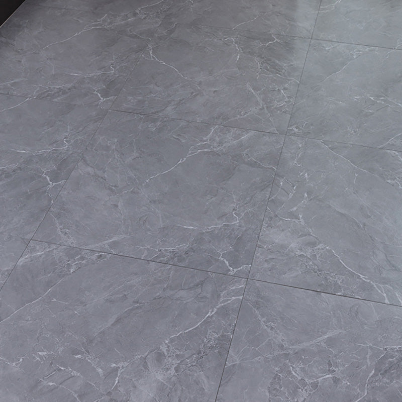 Home Vinyl Flooring Peel and Stick Marble Print Square PVC Flooring for Living Room