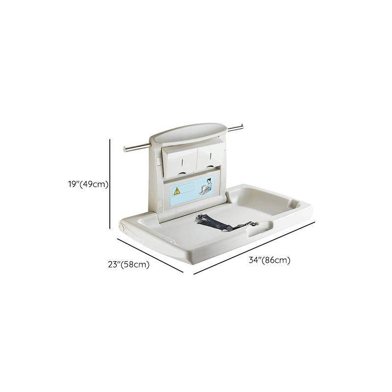 Folding Baby Changing Table Modern Changing Table in Matte Finish