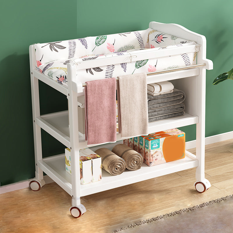 Modern Changing Table Flat Top  Wooden  Folding Changing Table