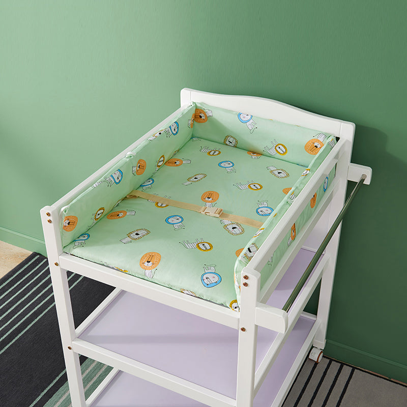 Modern Changing Table Flat Top  Wooden  Folding Changing Table