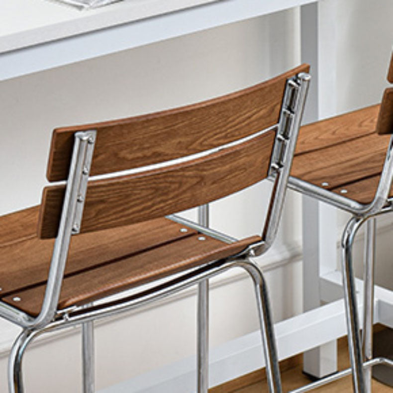 Contemporary Living Room Bar Stools Metal Stackable Counter Stool