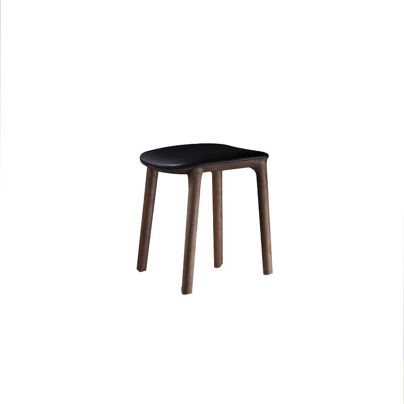Solid Wood Counter and Bar Stool Indoor Industrial Backless Stool