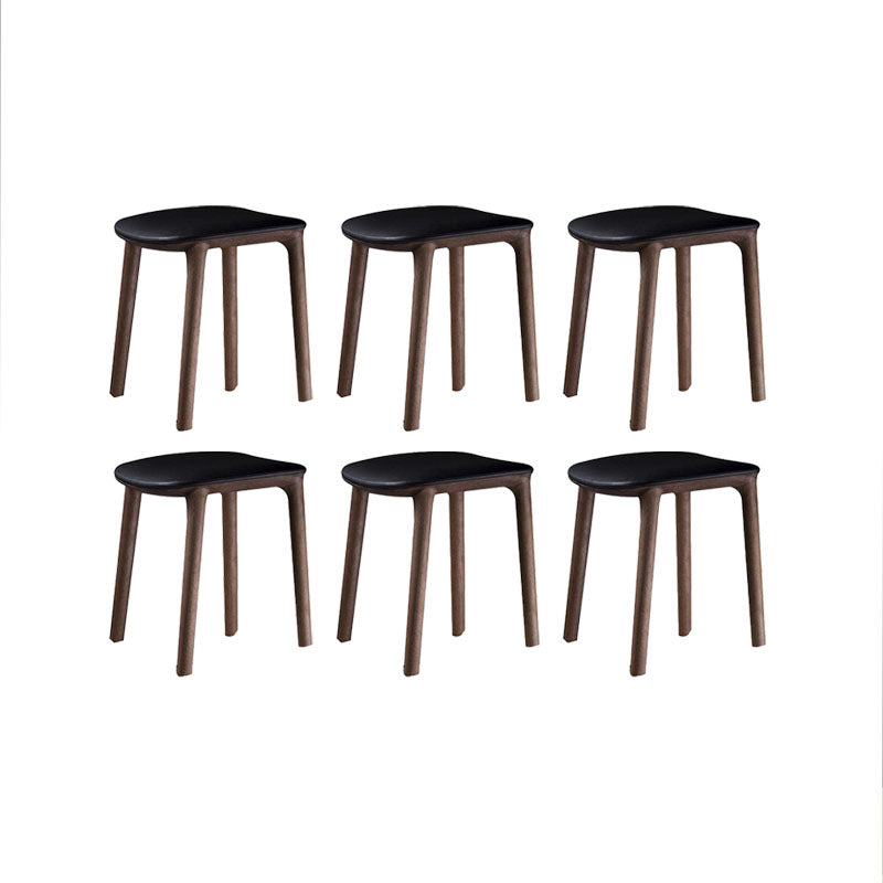 Solid Wood Counter and Bar Stool Indoor Industrial Backless Stool