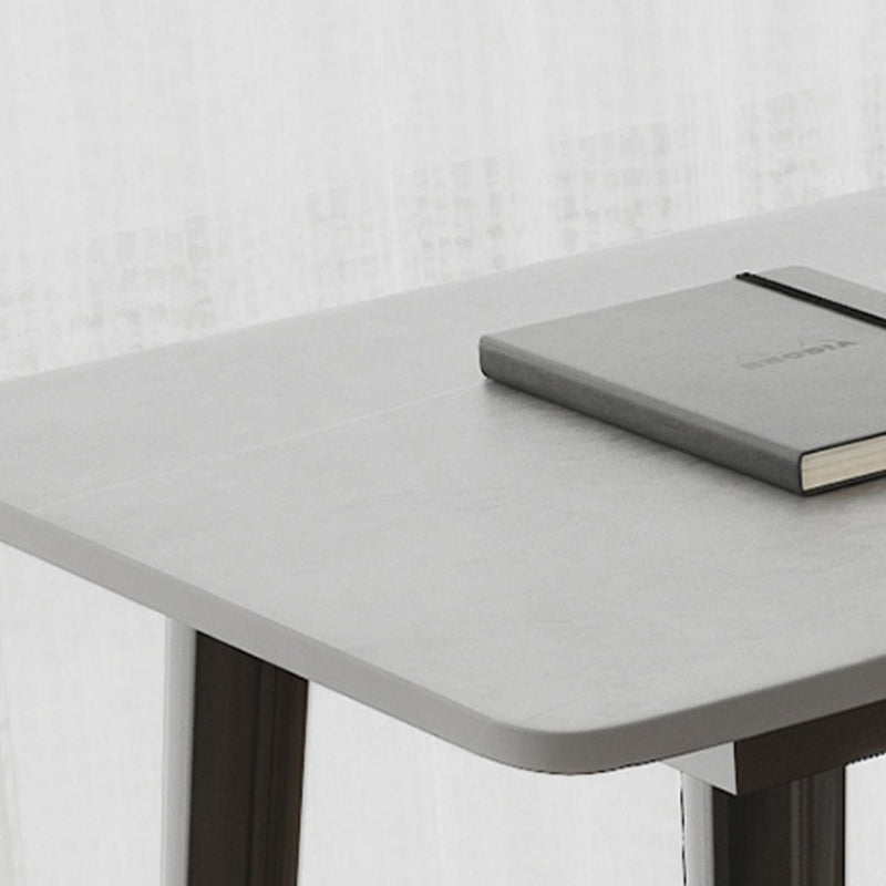 Modern Rectangle Stone Counter Table 1/2/3 Pieces Bar Table Set for Cafe