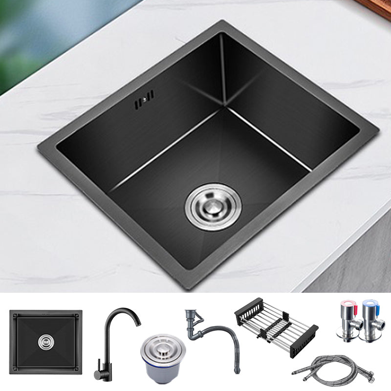 Stainless Steel Kitchen Sink Modern Kitchen Bar Sink with Drain Assembly