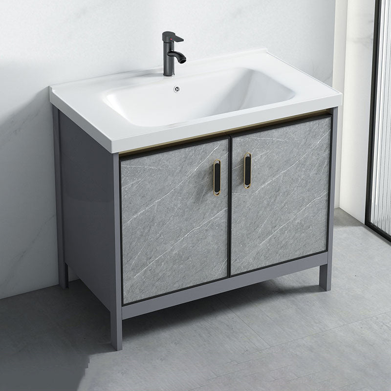 Modern Bathroom Sink Vanity Freestanding Faucet Included Bathroom Vanity Set