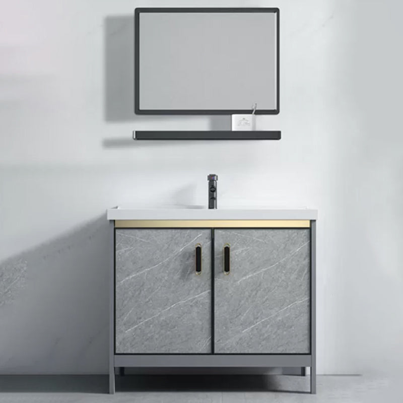 Modern Bathroom Sink Vanity Freestanding Faucet Included Bathroom Vanity Set
