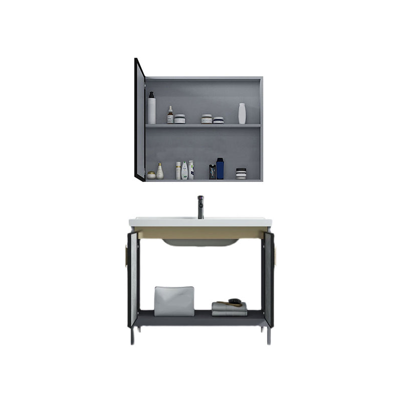Modern Bathroom Sink Vanity Freestanding Faucet Included Bathroom Vanity Set