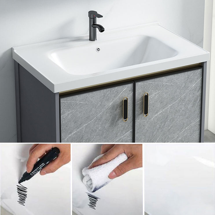 Modern Bathroom Sink Vanity Freestanding Faucet Included Bathroom Vanity Set