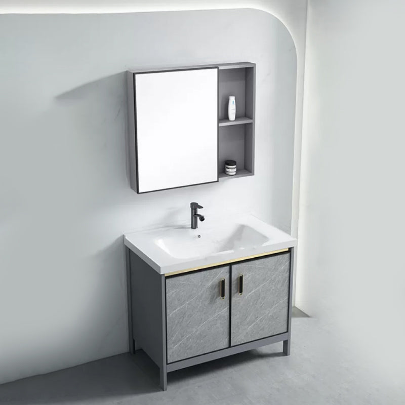 Modern Bathroom Sink Vanity Freestanding Faucet Included Bathroom Vanity Set
