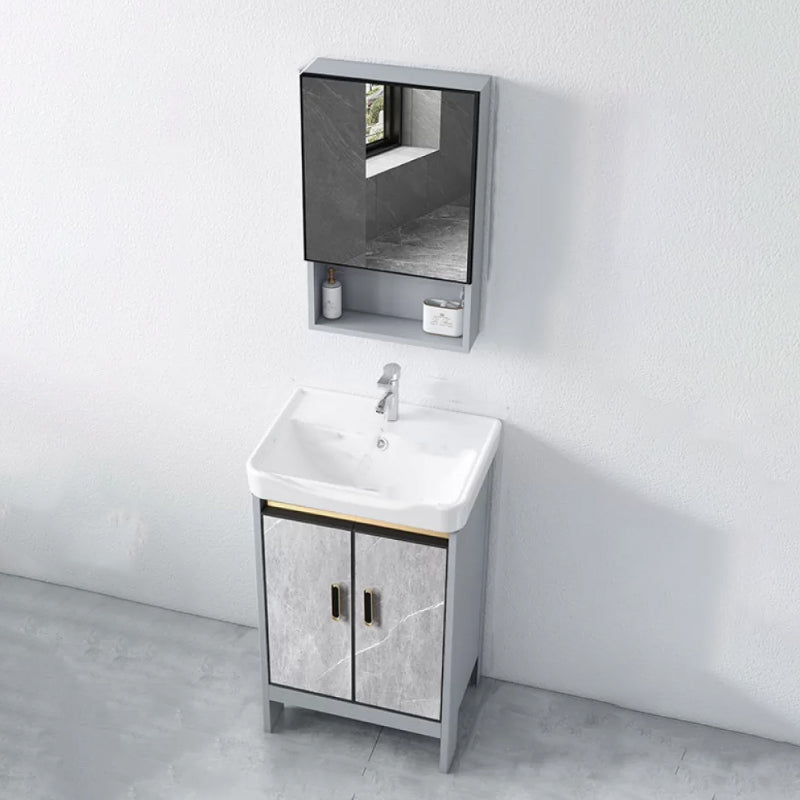 Modern Bathroom Sink Vanity Freestanding Faucet Included Bathroom Vanity Set