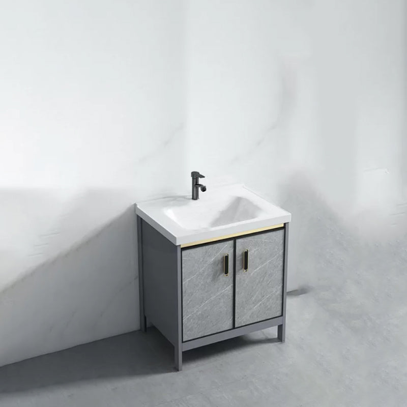 Modern Bathroom Sink Vanity Freestanding Faucet Included Bathroom Vanity Set