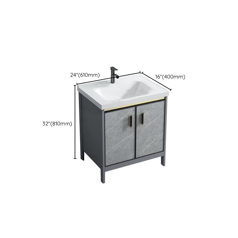 Modern Bathroom Sink Vanity Freestanding Faucet Included Bathroom Vanity Set
