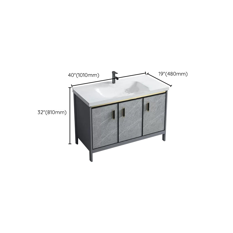 Modern Bathroom Sink Vanity Freestanding Faucet Included Bathroom Vanity Set