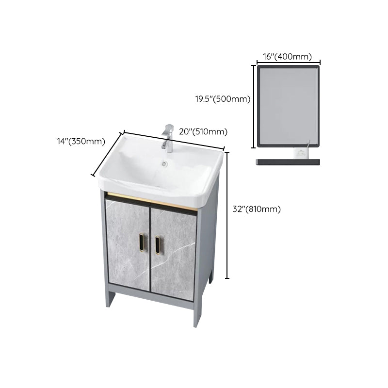 Modern Bathroom Sink Vanity Freestanding Faucet Included Bathroom Vanity Set