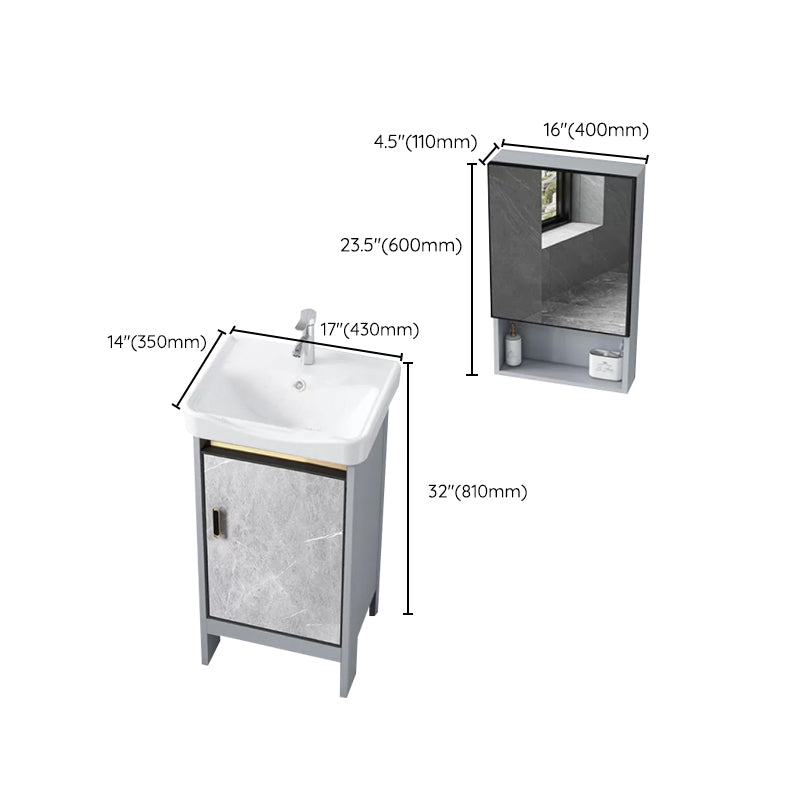 Modern Bathroom Sink Vanity Freestanding Faucet Included Bathroom Vanity Set