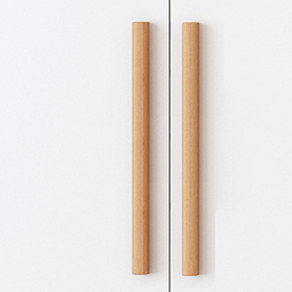 Freestanding Wood Frame Wardrobe Modern Hinged Soft Close Doors Wardrobe