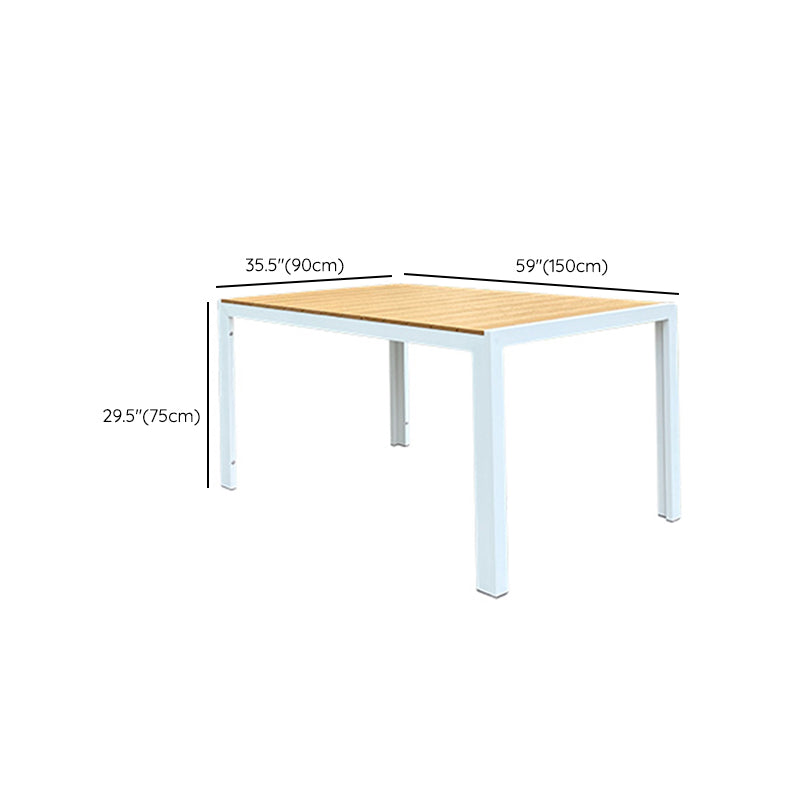 Modern 1/5/7 Pcs Picnic Table Wood Rectangular Dining Table Set