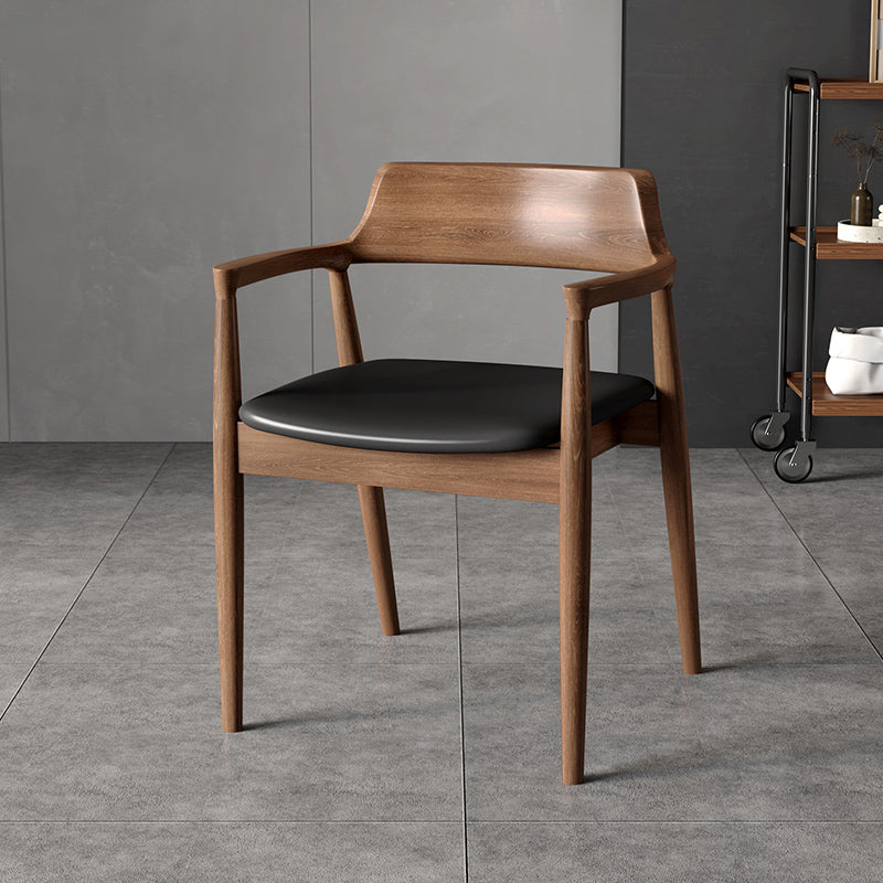 Modern Style Dinette Set 1/2/3/4/5 Pcs Round Solid Wood Dinette Table with Dining Chair