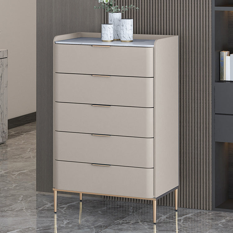 Classic Glam Storage Chest Stone Dresser with 5/4/3 Drawers , 15.6 Inch W