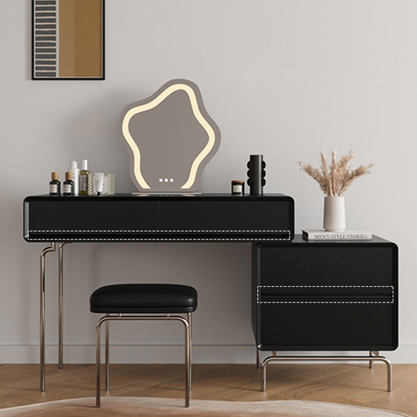 Modern Standing Makeup Vanity Desk Bedroom Vanity Dressing Table Set