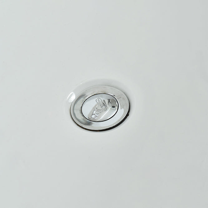 Antique Finish Stand Alone Bathtub Oval Soaking Modern Bath Tub