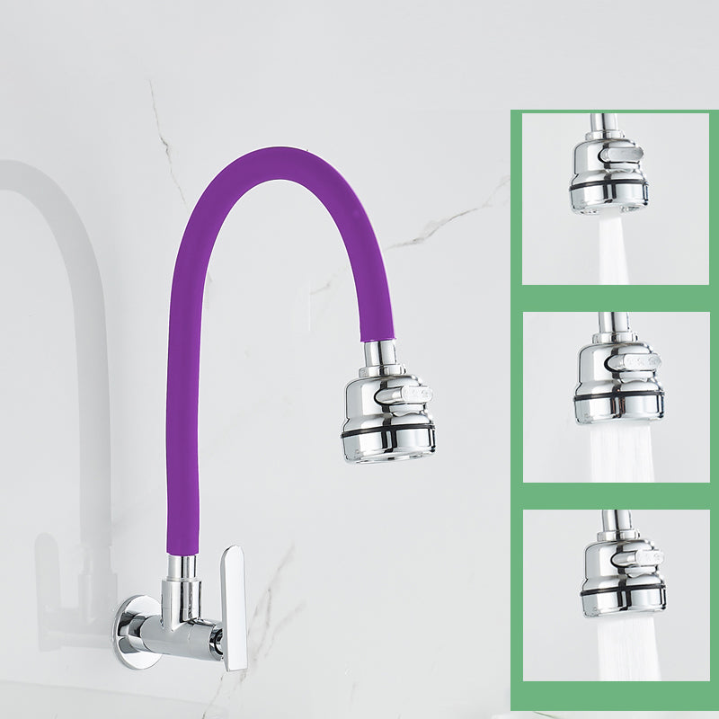 Modern Universal Tube Pot Filler Wall Mounted One Handle Profile Filler