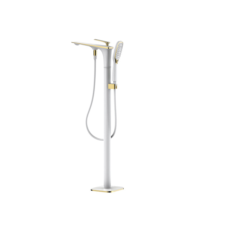 Traditional Style Freestanding Faucet Copper Floor Mount Freestanding Faucet