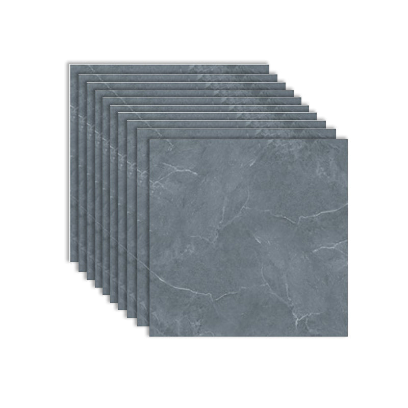 Modern Tile Flooring PVC Peel and Stick Marble Look Mildew Resistant Vinyl Tile