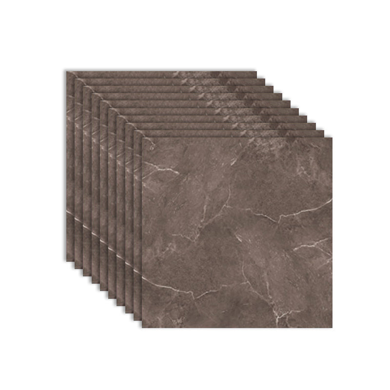 Modern Tile Flooring PVC Peel and Stick Marble Look Mildew Resistant Vinyl Tile