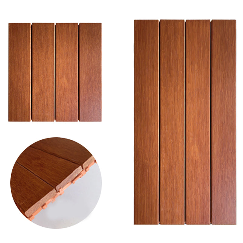 Modern Style Square Wood Flooring Anti-corrosion Outdoor Wood Flooring