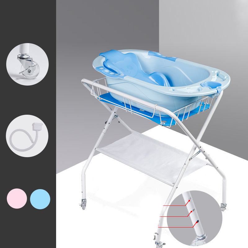 Portable Changing Table White Baby Changing Table with Shelf