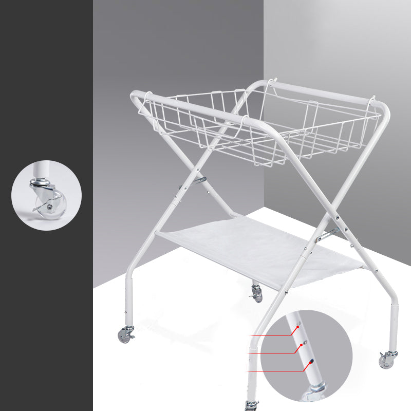 Portable Changing Table White Baby Changing Table with Shelf