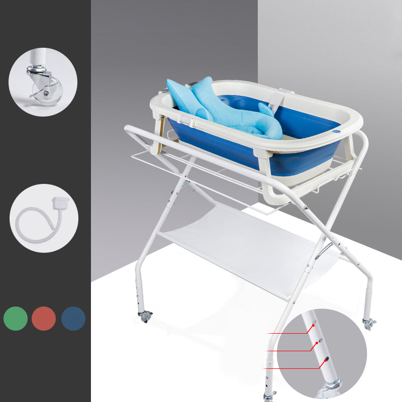 Portable Changing Table White Baby Changing Table with Shelf