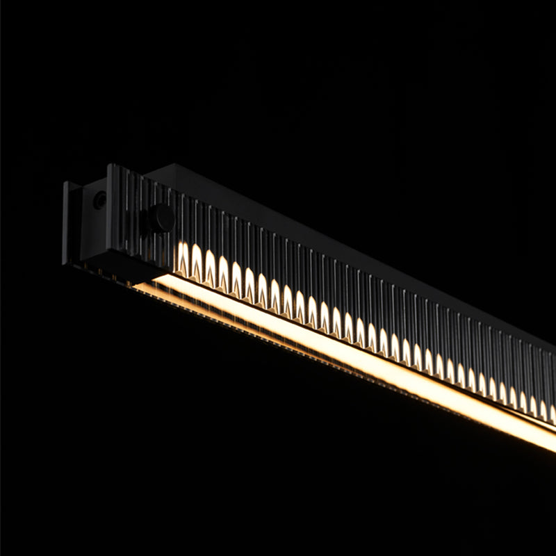 Black Ceiling Pendant Light Modern LED Island Fixture for Kitchen