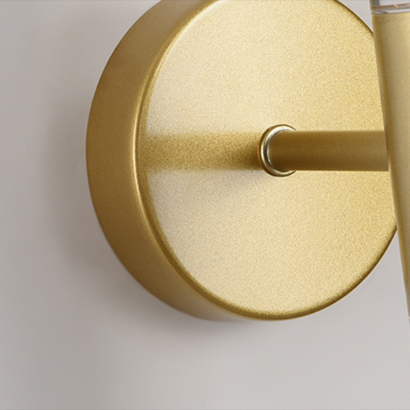 Modern Wall Light Fixture Minimalist Wall Light Sconce with Glass Shade for Bedroom