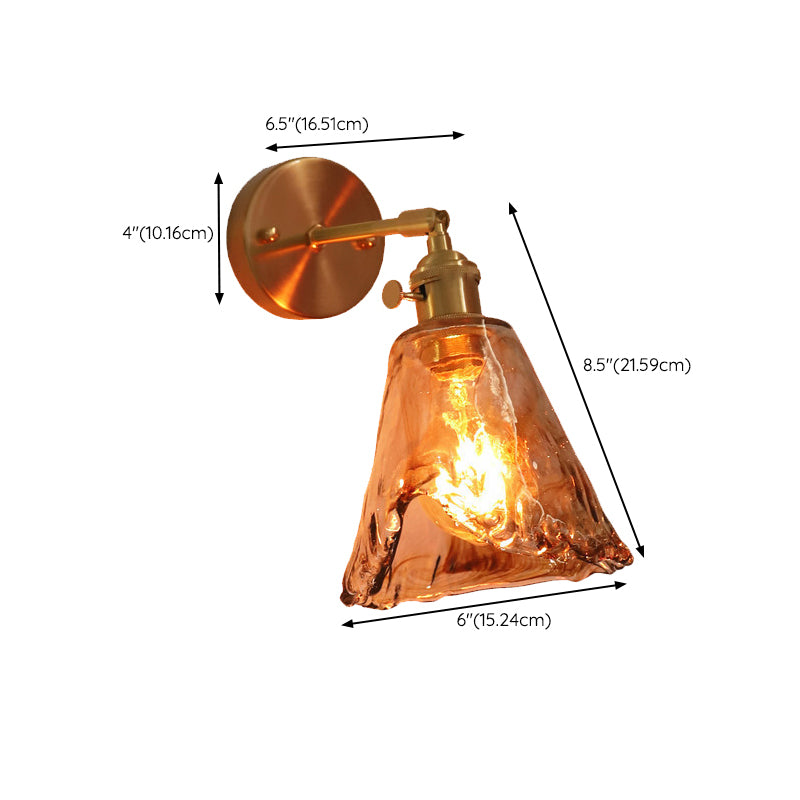 Modern Wall Lamp Geometric 1 Light Wall Vanity Lights for Bathroom