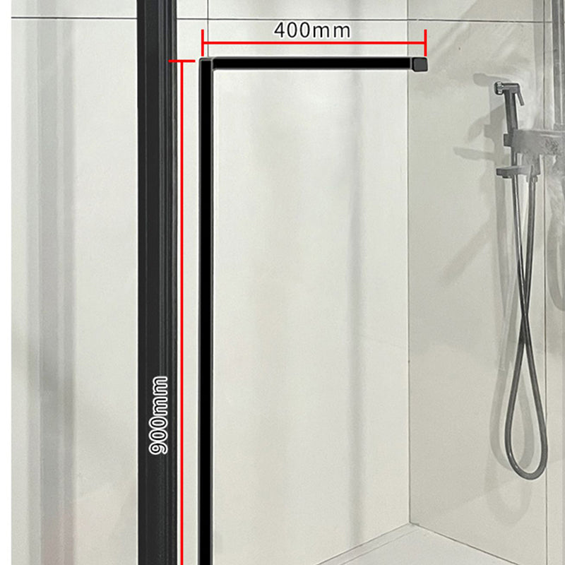 Framed Neo-Angle Shower Enclosure Single Sliding Shower Enclosure with Header