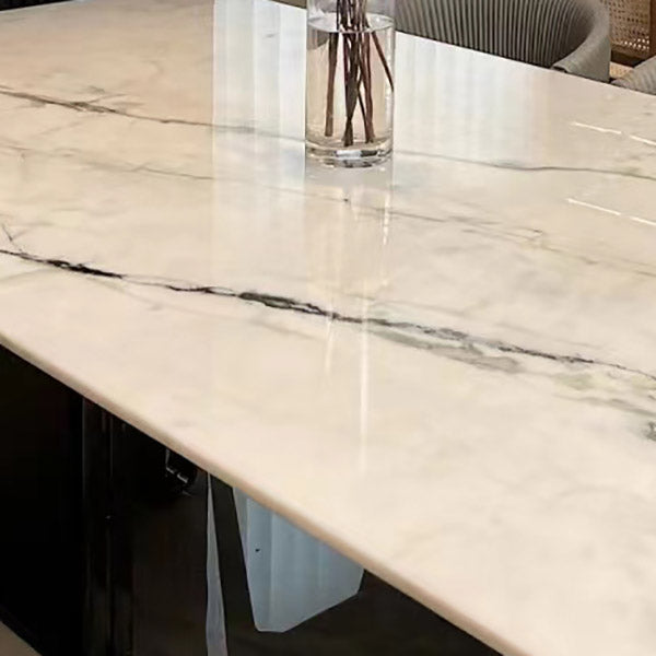 Rectangle Dinner Room Kitchen Table Contemporary Dining Table